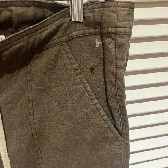 Joie linen/cotton drawstring  cargo pants NWOT - Picture 4 of 6